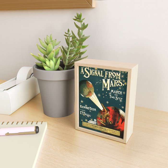 "A Signal from Mars": sheet music cover, 1901 Mini Art Print Gallery Image 2