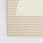 Geometric lines in Shades of Coffee and Latte 4 (Sunrise and Sunset) Poster Gallery Image 3