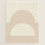 Geometric lines in Shades of Coffee and Latte 4 (Sunrise and Sunset) Jigsaw Puzzle Gallery Image 1