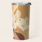 White Lilies Travel Mug Gallery Image 2
