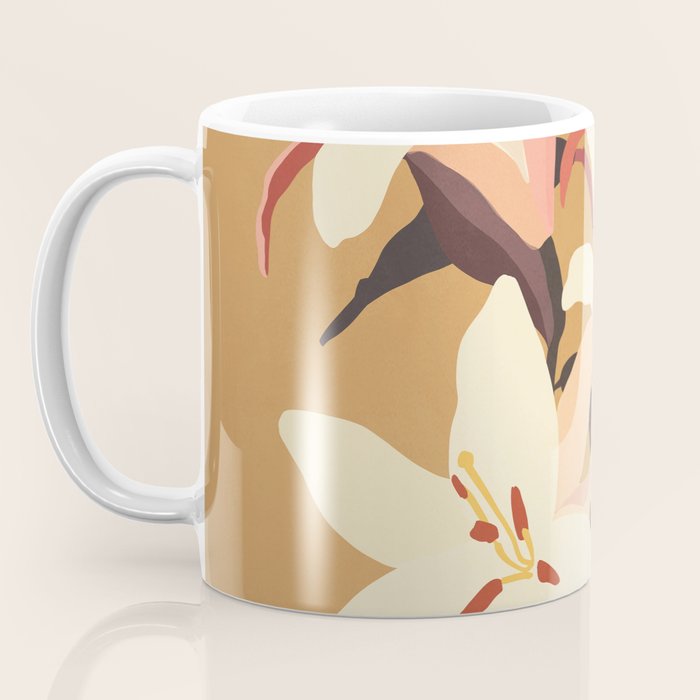 White Lilies Coffee Mug Gallery Image 3