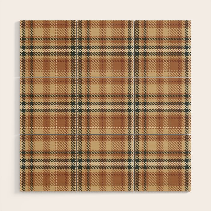 Cozy Autumn Plaid Wood Wall Art Gallery Image 1
