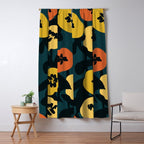Midnight Flowers Window Curtain Gallery Image 5