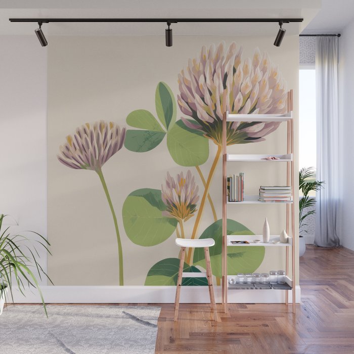Soft Field Botanicals Wall Mural Gallery Image 1