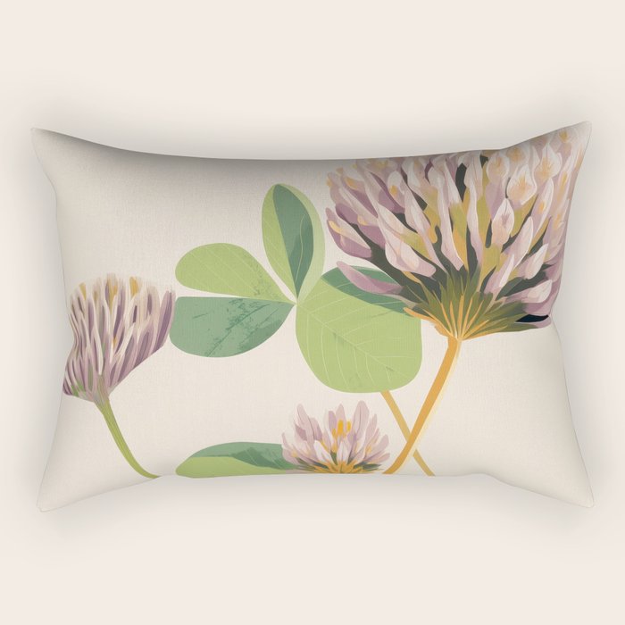 Soft Field Botanicals Rectangular Pillow Gallery Image 2