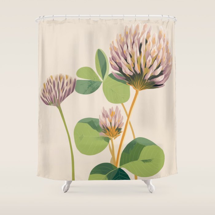 Soft Field Botanicals Shower Curtain Gallery Image 1