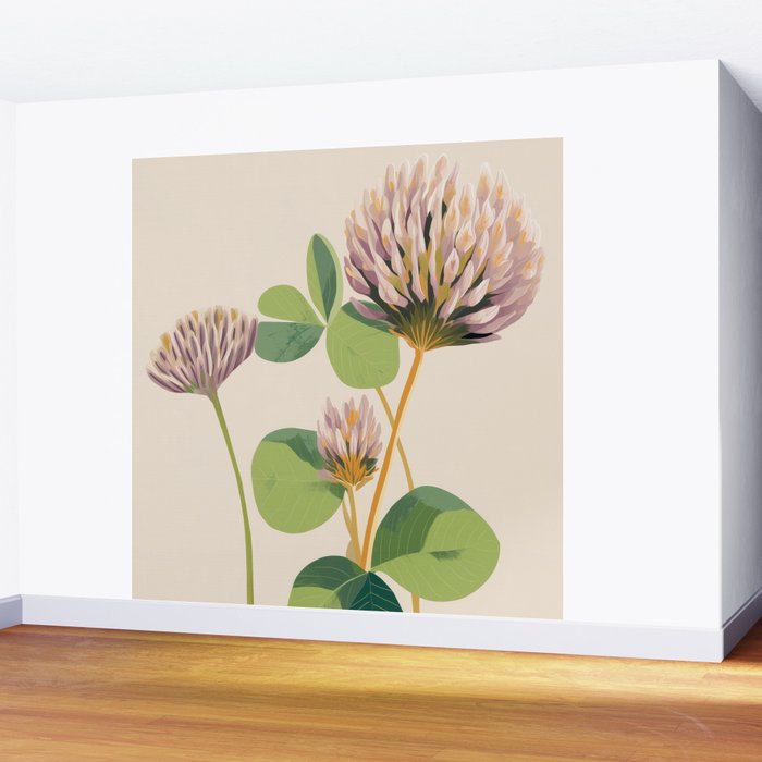 Soft Field Botanicals Wall Mural Gallery Image 2