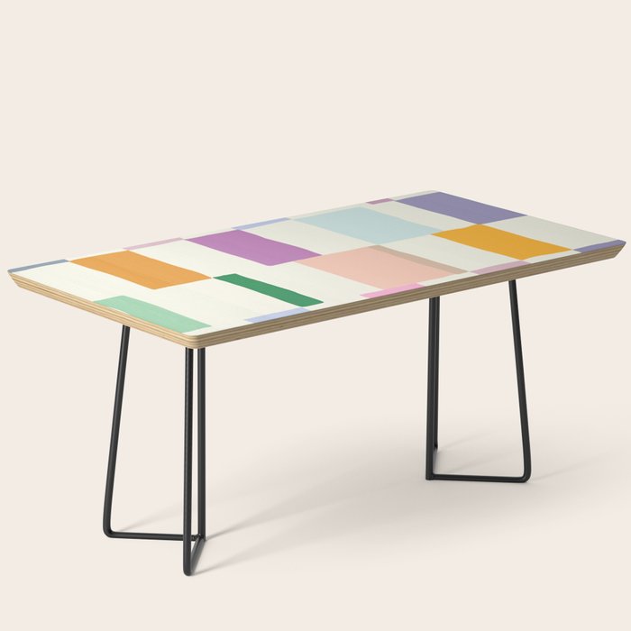 Summer check handdrawn Coffee Table Gallery Image 1