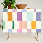 Summer check handdrawn Credenza Gallery Image 1