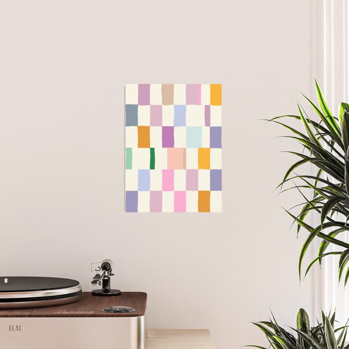 Summer check handdrawn Poster Gallery Image 2