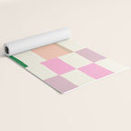 Summer check handdrawn Yoga Mat Gallery Image 2
