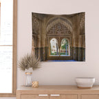 Lindaraja oriel. The Alhambra palace. Granada. Spain. Medium format, Film Wall Tapestry Gallery Image 2