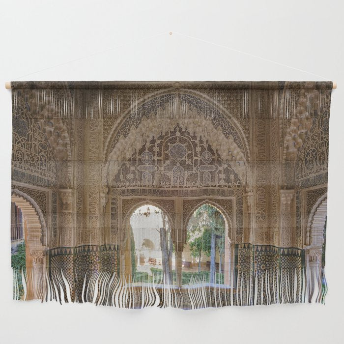 Lindaraja oriel. The Alhambra palace. Granada. Spain. Medium format, Film Wall Hanging Gallery Image 1