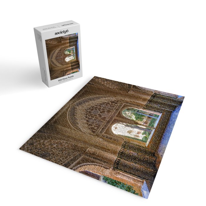 Lindaraja oriel. The Alhambra palace. Granada. Spain. Medium format, Film Jigsaw Puzzle Gallery Image 2