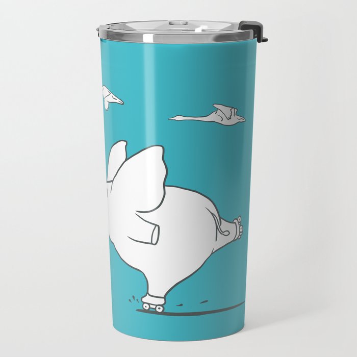 I'm like a swan Travel Mug Gallery Image 2