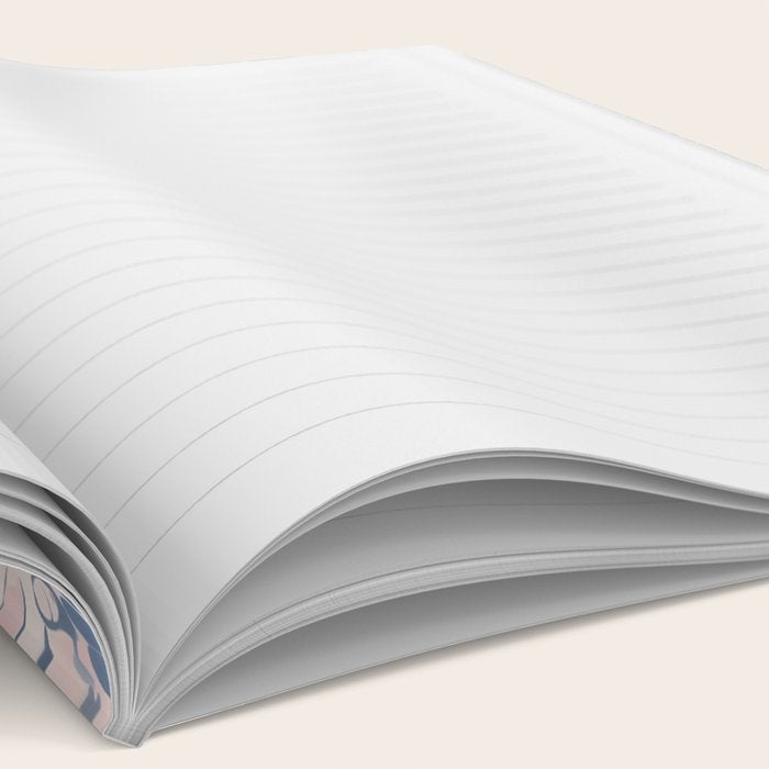 Ancient Pattern (pink & navy) Notebook Gallery Image 2
