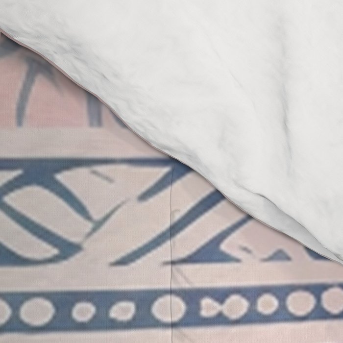 Ancient Pattern (pink & navy) Comforter Gallery Image 4