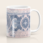 Ancient Pattern (pink & navy) Coffee Mug Gallery Image 1