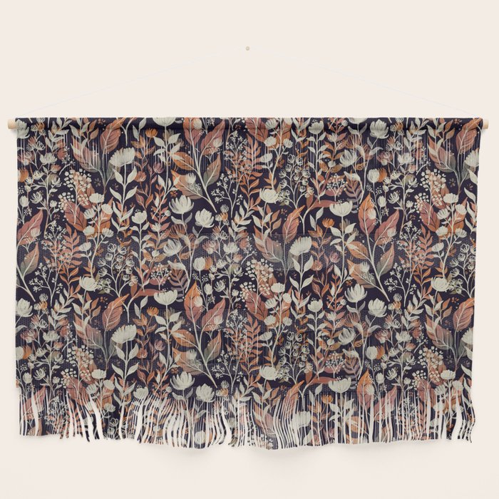Moody Blooms Ditsy Autumn Wall Hanging Gallery Image 1