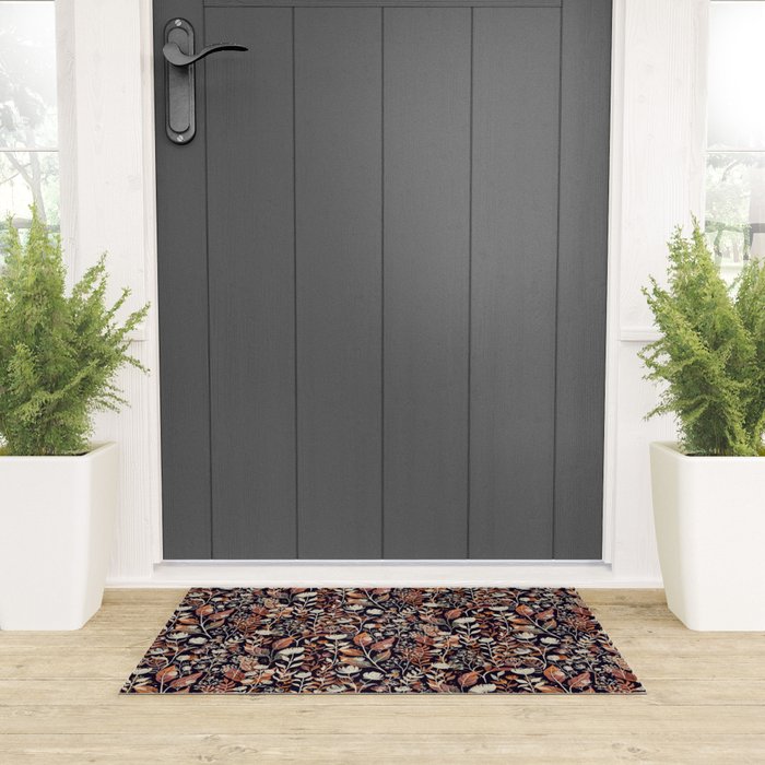 Moody Blooms Ditsy Autumn Welcome Mat Gallery Image 3