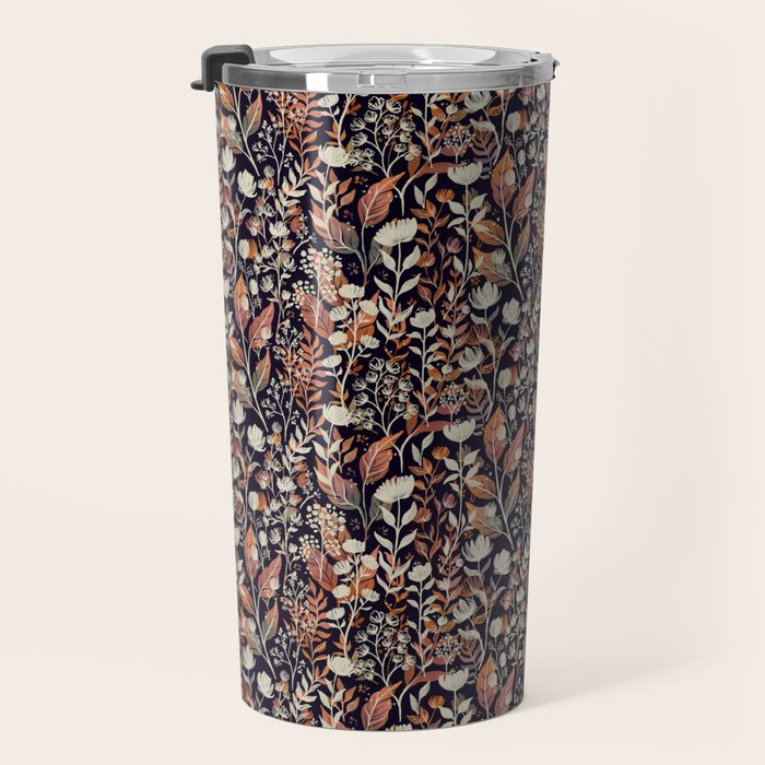 Moody Blooms Ditsy Autumn Travel Mug Gallery Image 3