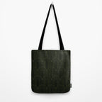 Art Deco Arch Pattern I Black & Neutral Green Tote Bag Gallery Image 2