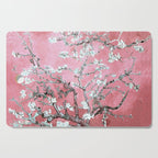 Van Gogh Timeless Almond Blossoms: White Blooms on a Classic Sweet Pink Canvas Cutting Board Gallery Image 1