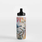 Colorful Bird Garden Indian Summer Flora Water Bottle Gallery Image 2