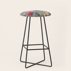 Colorful Bird Garden Indian Summer Flora Stool Gallery Image 1