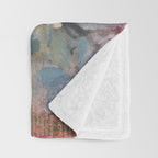 Colorful Bird Garden Indian Summer Flora Throw Blanket Gallery Image 3