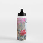 Colorful Bird Garden Indian Summer Flora Water Bottle Gallery Image 3