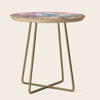 Colorful Bird Garden Indian Summer Flora Side Table Gallery Image 1