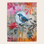 Colorful Bird Garden Indian Summer Flora Poster Gallery Image 4