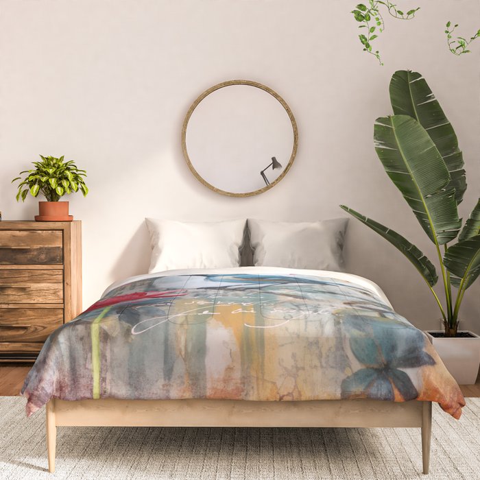 Colorful Bird Garden Indian Summer Flora Comforter Gallery Image 3