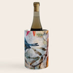 Colorful Bird Garden Indian Summer Flora Wine Chiller Gallery Image 3