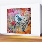 Colorful Bird Garden Indian Summer Flora Wall Mural Gallery Image 2
