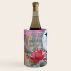 Colorful Bird Garden Indian Summer Flora Wine Chiller Gallery Image 2