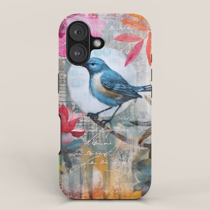 Colorful Bird Garden Indian Summer Flora iPhone Case Gallery Image 1