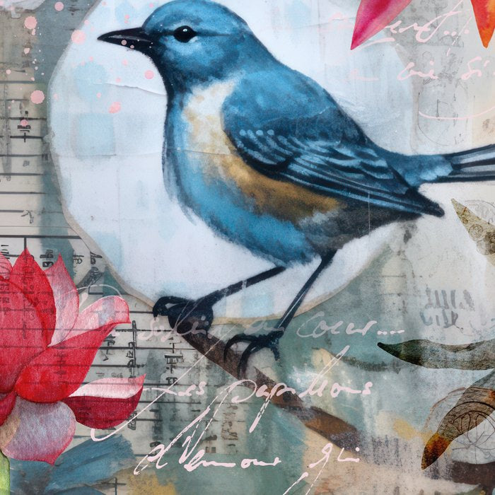 Colorful Bird Garden Indian Summer Flora Coffee Mug Gallery Image 2