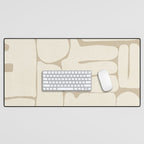 Modern Abstract Minimal Shapes 164 Desk Mat Gallery Image 1