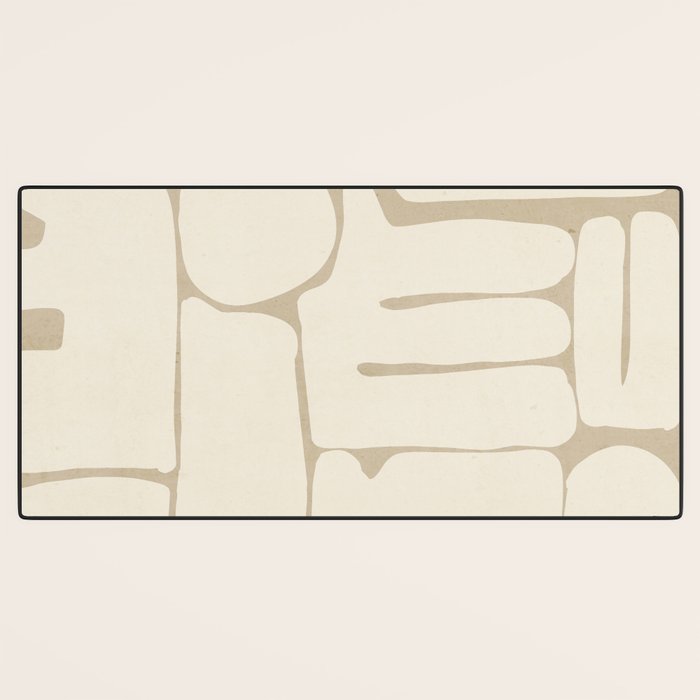 Modern Abstract Minimal Shapes 164 Desk Mat Gallery Image 3