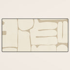 Modern Abstract Minimal Shapes 164 Desk Mat Gallery Image 3
