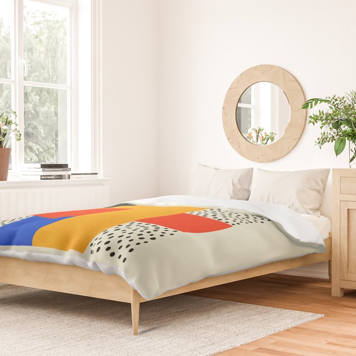 BAUHAUS 01: Exhibition 1923 | Mid Century Series  Duvet Cover Gallery Image 2