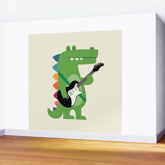 Croco Rock Wall Mural Gallery Image 2