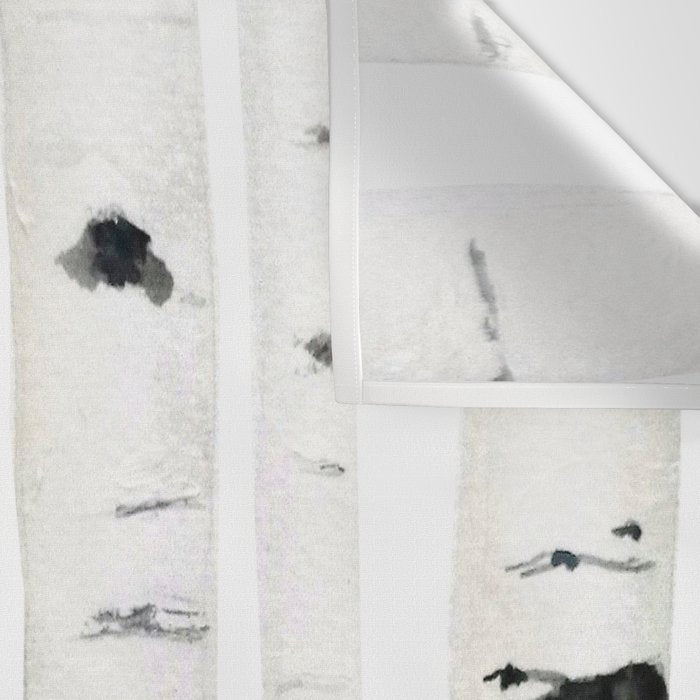 birch horizontal Wall Tapestry Gallery Image 3