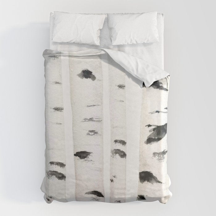 birch horizontal Duvet Cover Gallery Image 6