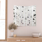 birch horizontal Wall Tapestry Gallery Image 2