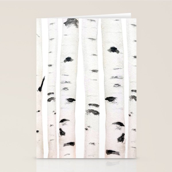 Birch Horizontal Stationery Card Gallery Image 2