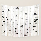 birch horizontal Wall Tapestry Gallery Image 4