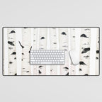 birch horizontal Desk Mat Gallery Image 1
